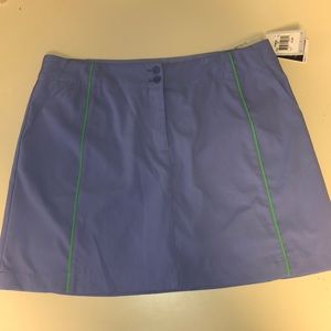 NWT Nike Golf Dry Fit Purple & Green Skirt